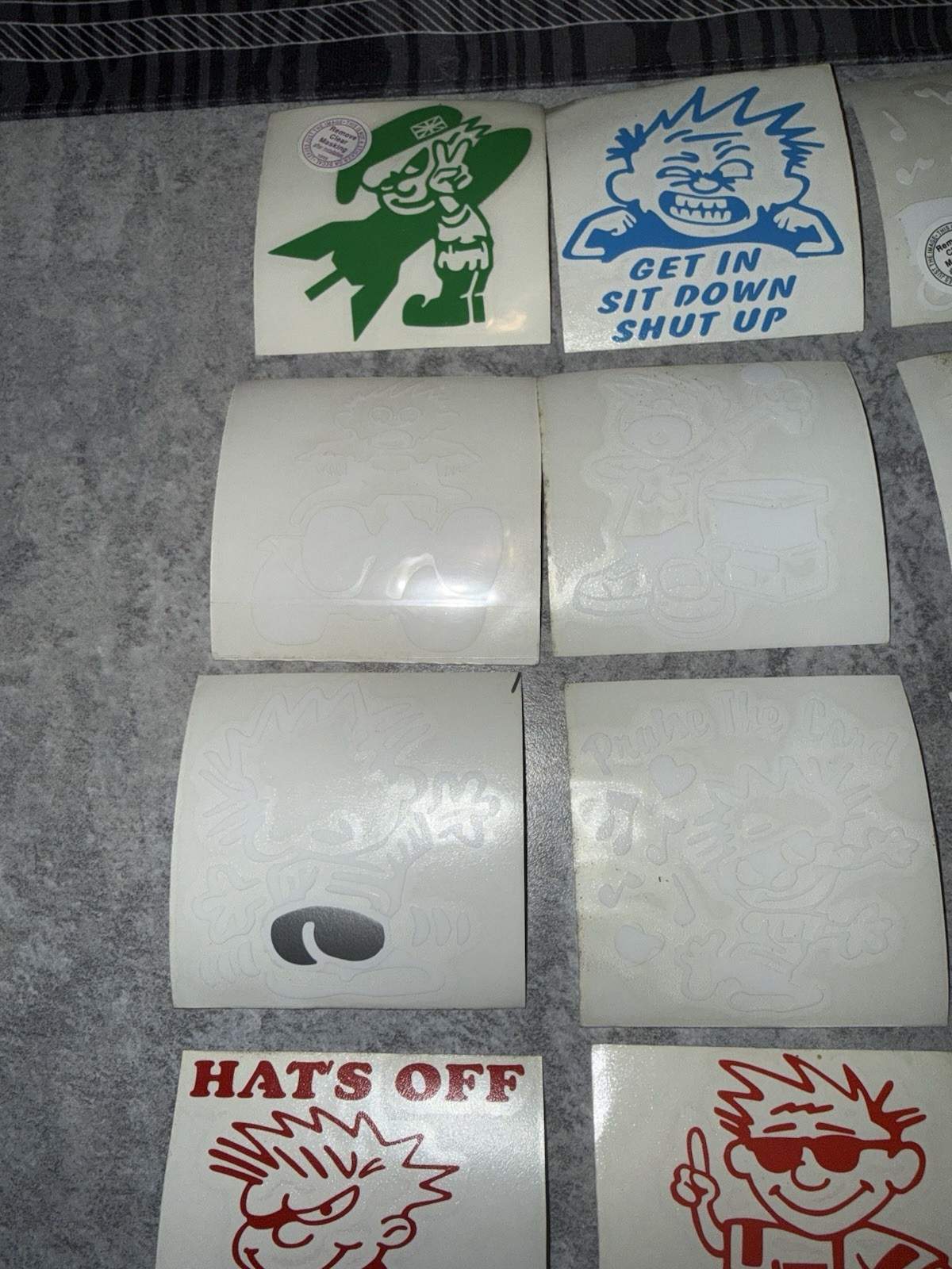 Rare 20 Piece Vintage Sticker Lot Calvin…. Calvin N Hobbes Street Graphics
