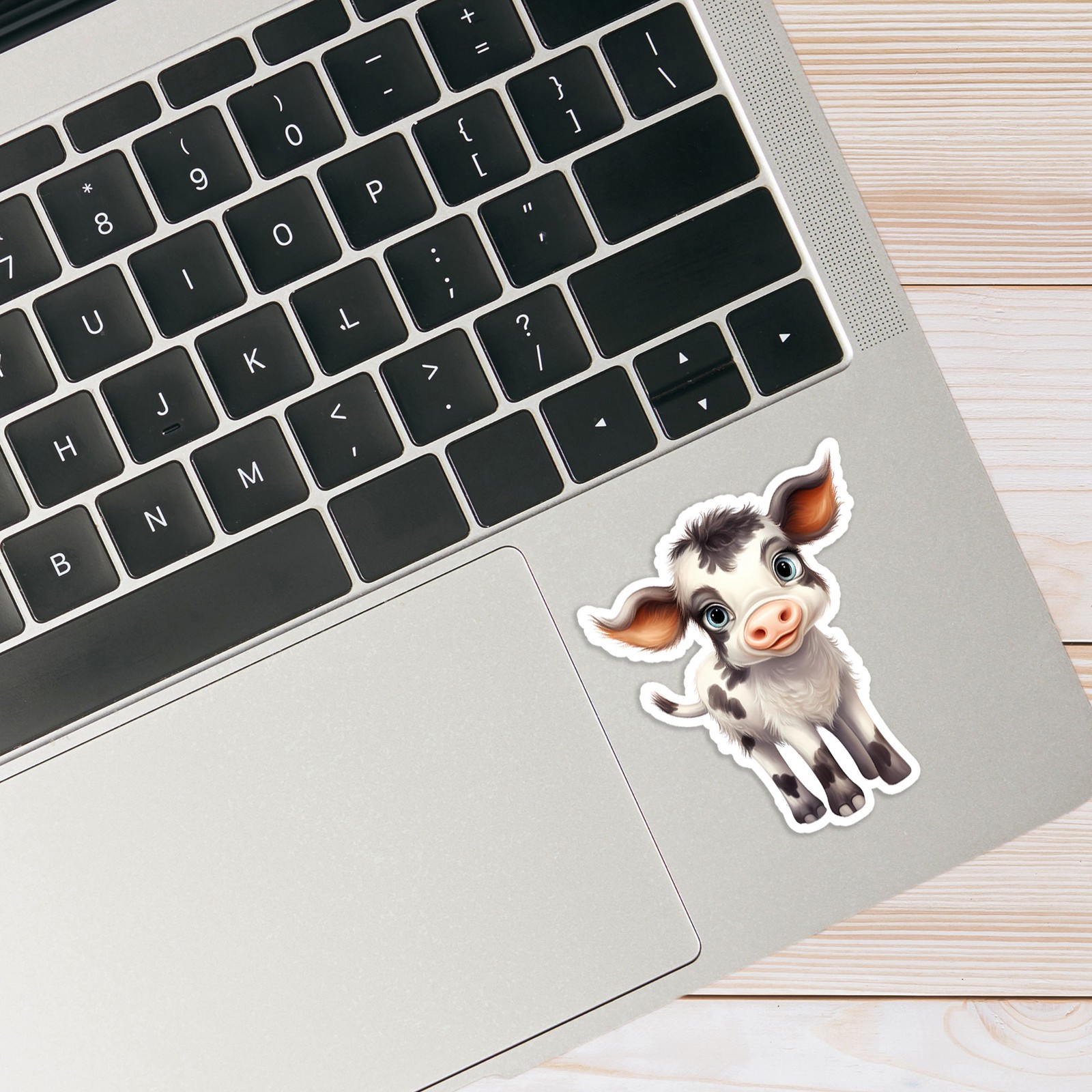 Cartoon Calf – Vinyl Decal Sticker – Car Window Laptop – #1528