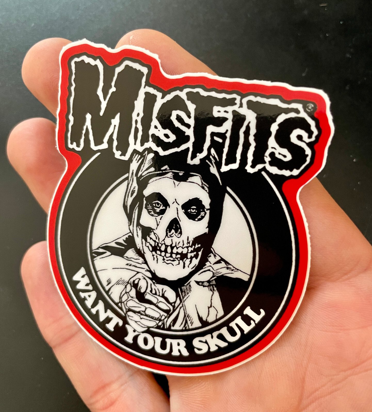Misfits Want your skull Music Premium Vinyl Decal Sticker Free Shipping Punk