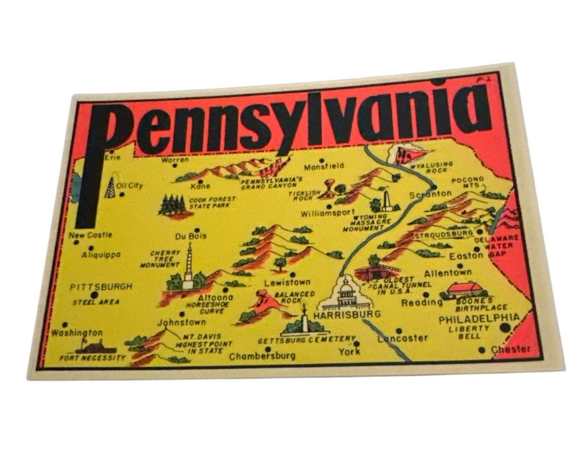 Vintage Impko & Lindgren – Turner Decals – Gettysburg Pennsylvania Bicentennial