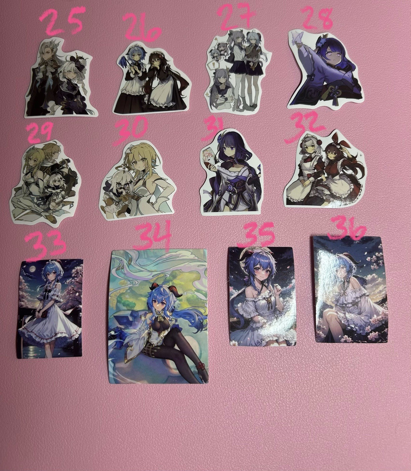 Genshin Impact Anime Stickers – 16