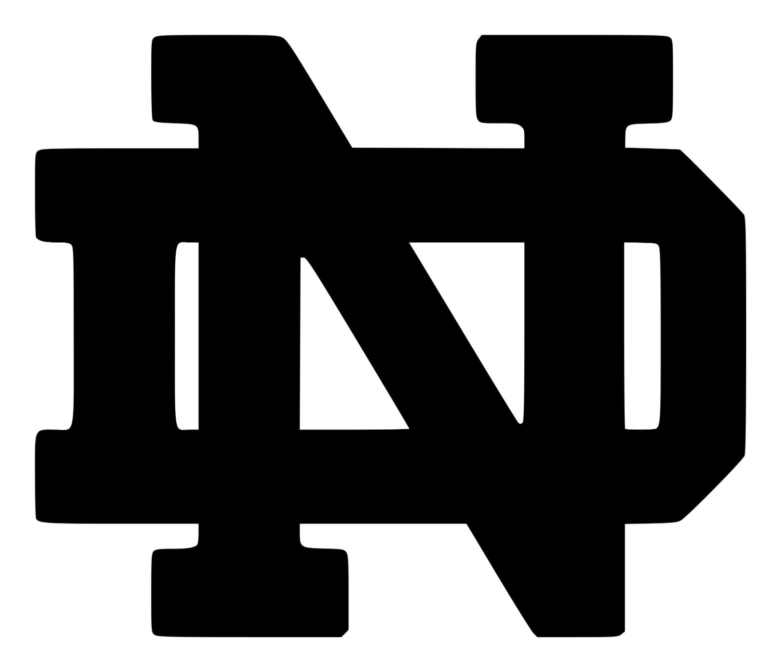Notre Dame, Football, Vinyl Wall Decal, Truck, Car, Trailer Decal