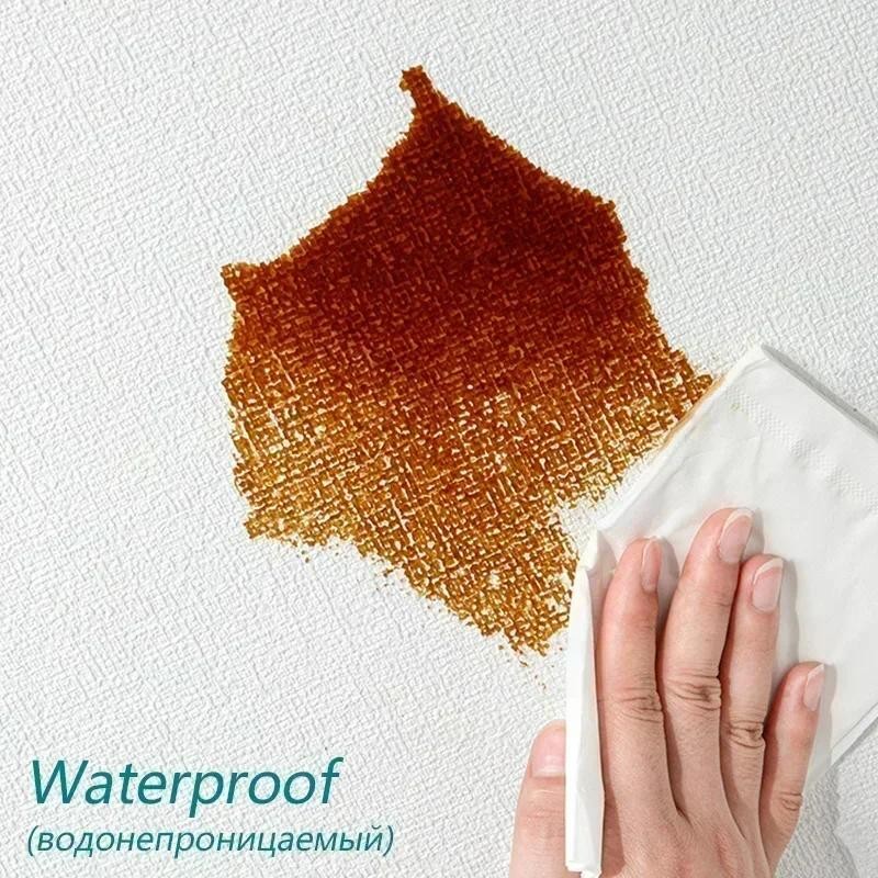 3d Linen Foam Wall Sticker, Self-adhesive Pvc Moisture-proof Home Decor.