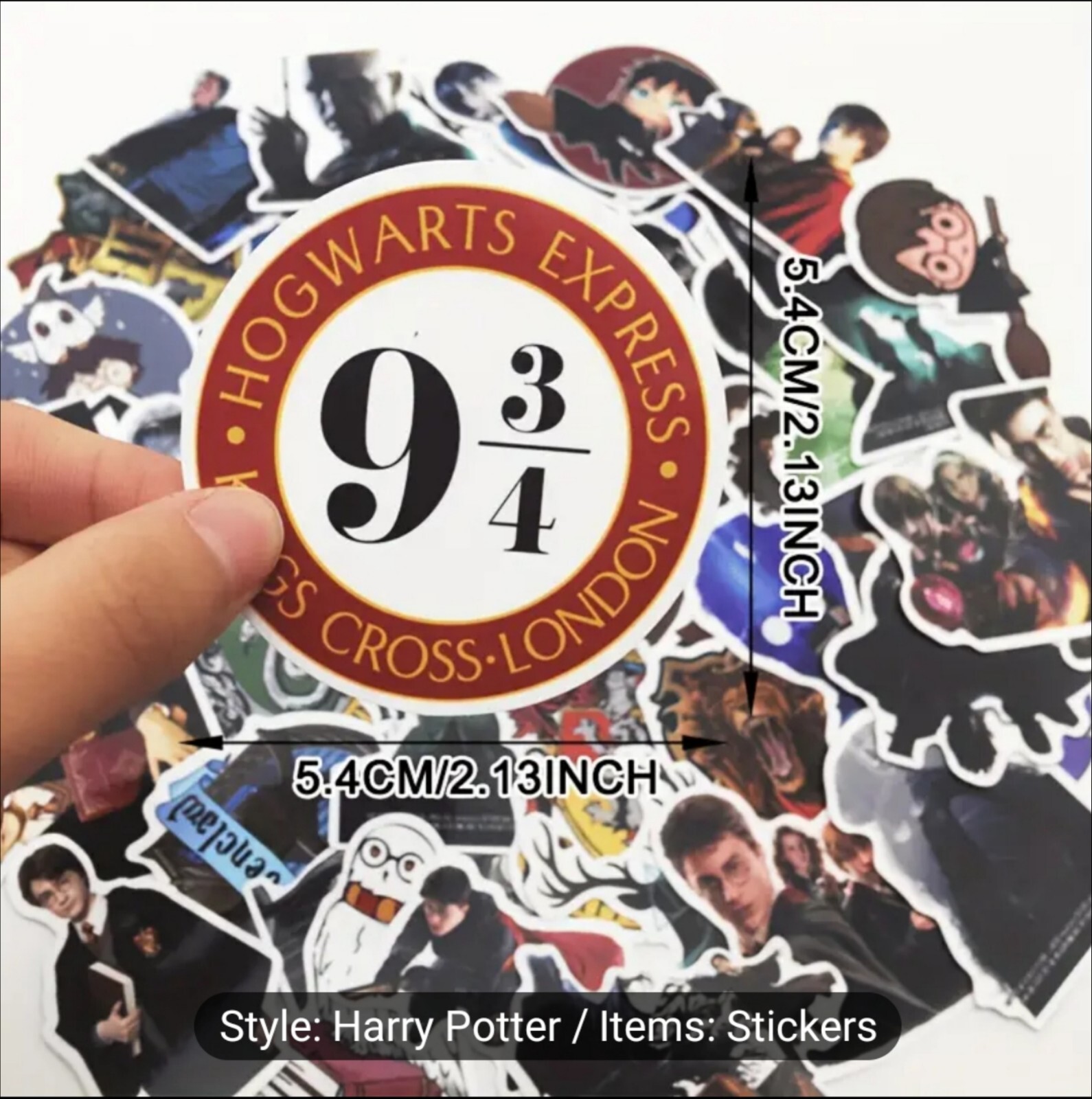 10 PCS Harry Potter Series Theme 3 Stickers BRAND NEW