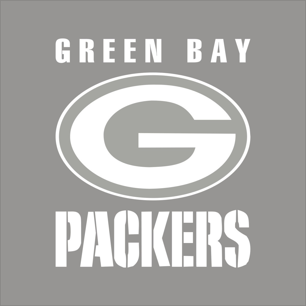 Green Bay Packers #11 NFL Team Logo 1 Color Vinyl Decal Sticker Car Window Wall