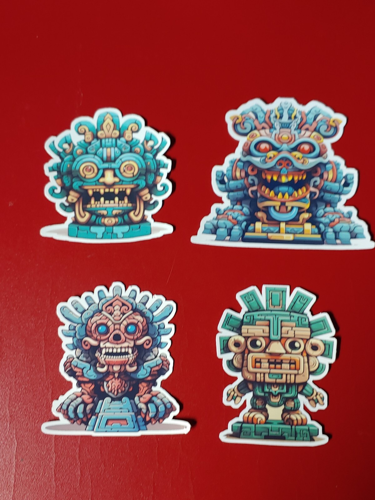 Aztec Character Cartoon Sticker Pack