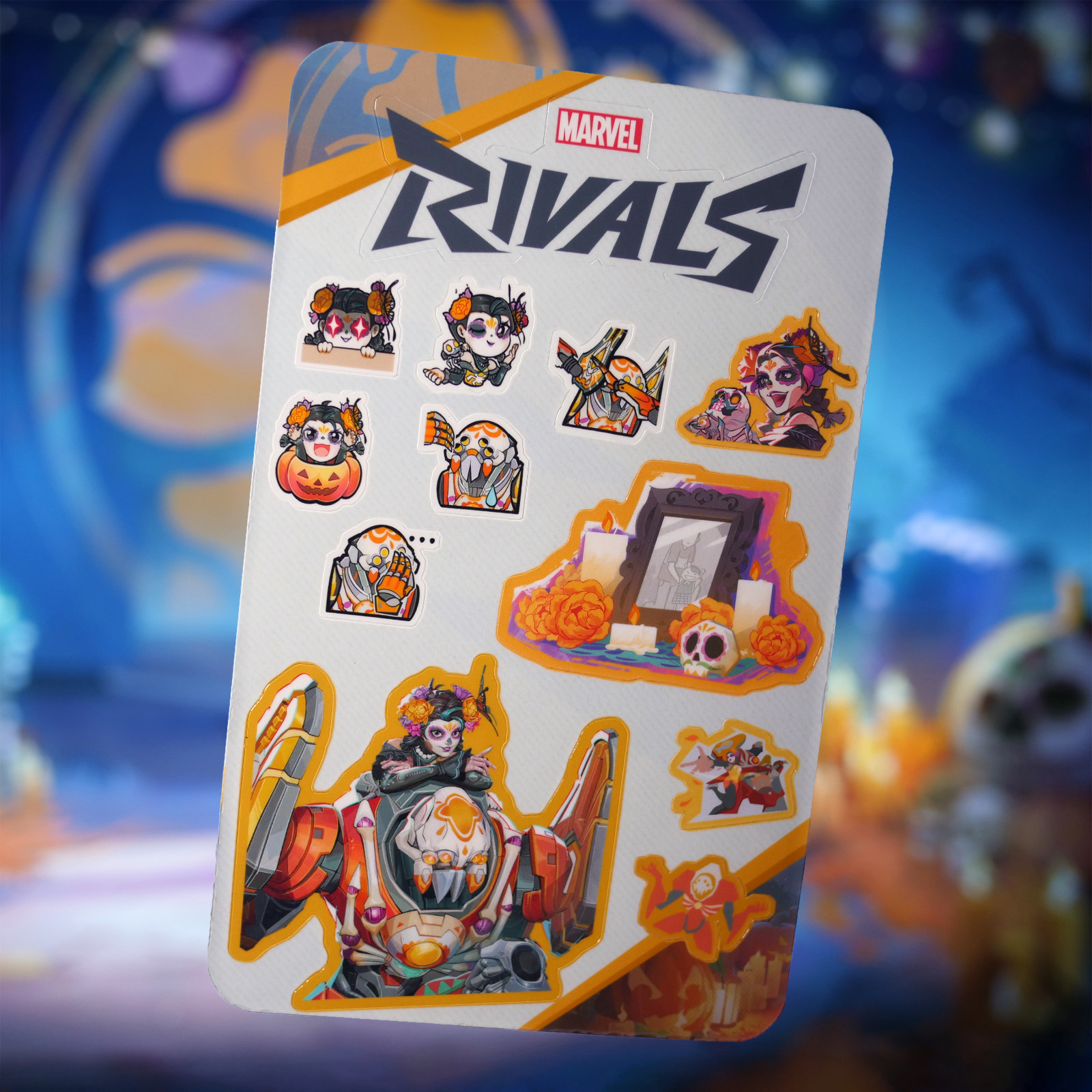 Marvel Rivals Peni (Halloween "Floral Frights" Skin) Sticker Sheet
