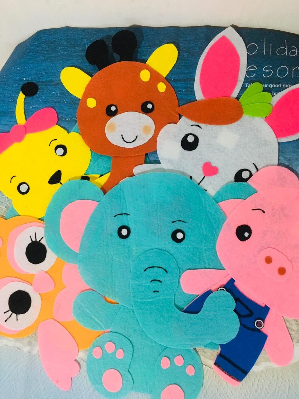 Cartoon Animals Wall Stikers Kids Room Nursery Decals Wall Stickers