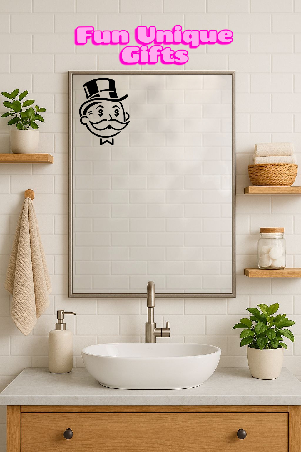 Monopoly Man Vinyl Decal Sticker -Multiple Colors & Sizes- SHIPS FREE!
