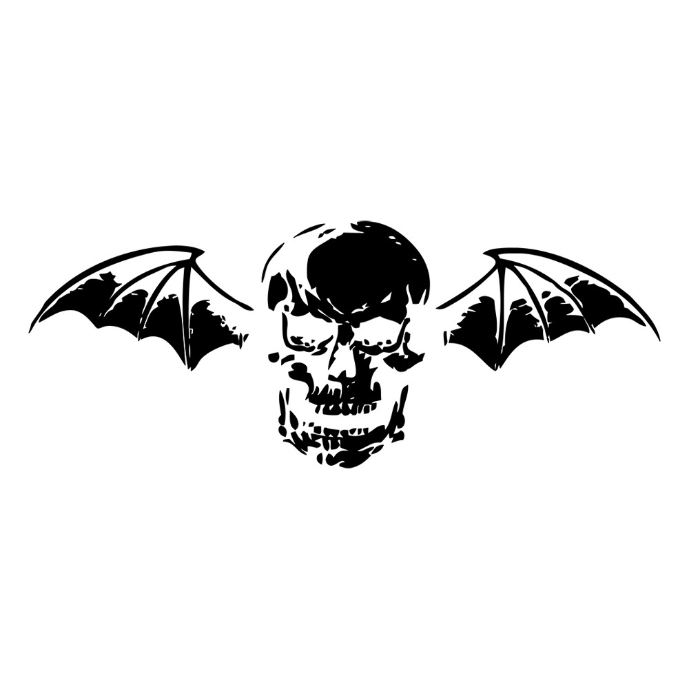6" Avenged Sevenfold A7X Skull Bat Music Vinyl Decal Sticker