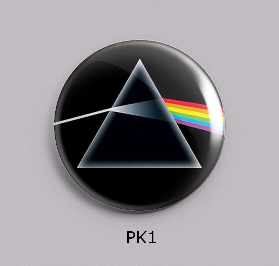 Pink Floyd – Pin, Badge, Button -1.25" in diameter- Dark Side of the Moon