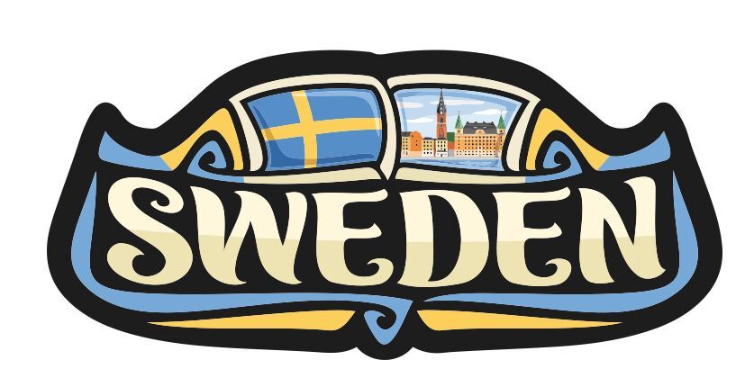 Sweden Sticker Decal A395
