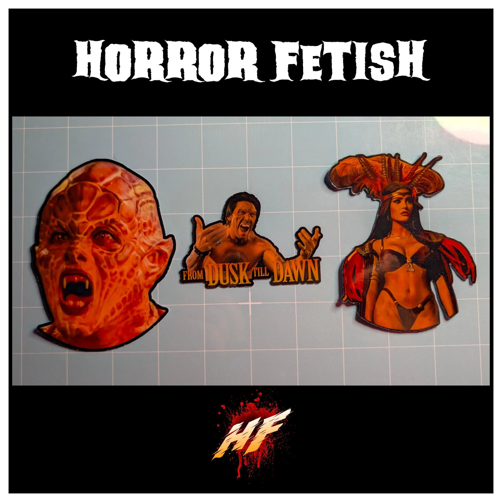 From Dusk Till Dawn | Horror Movie Character Inspired Die Cut Waterproof Laminat