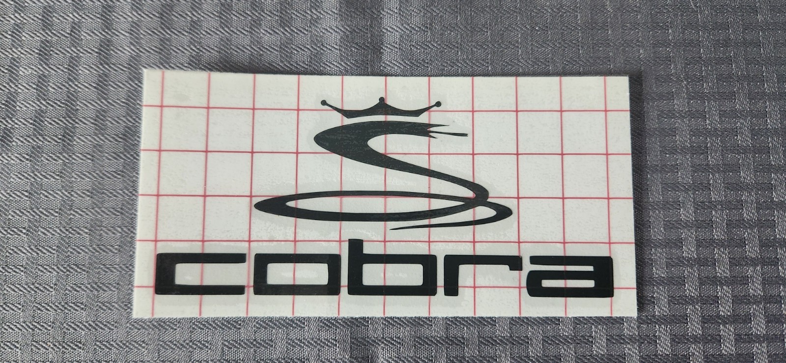 Cobra Golf Logo Vinyl Decal
