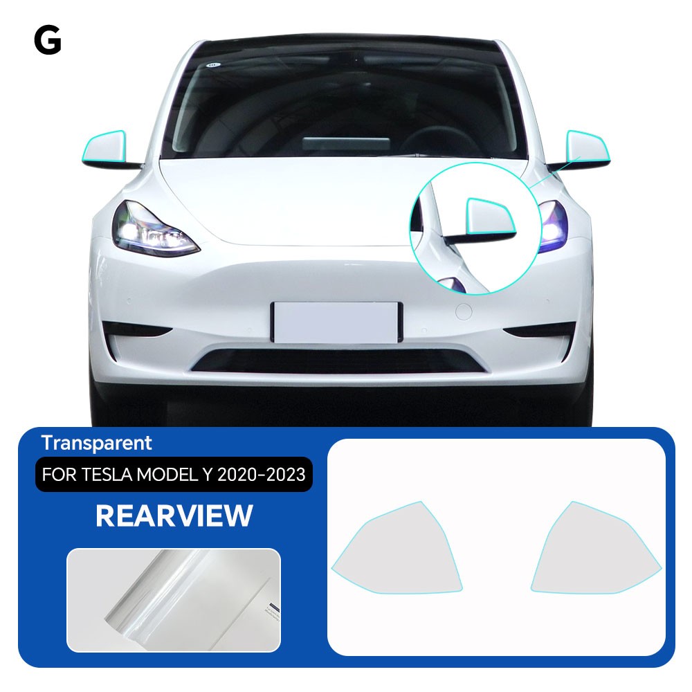 2020-2024 Tesla Model Y Full Car Precut Paint Protection Film Clear PPF TPU Kit