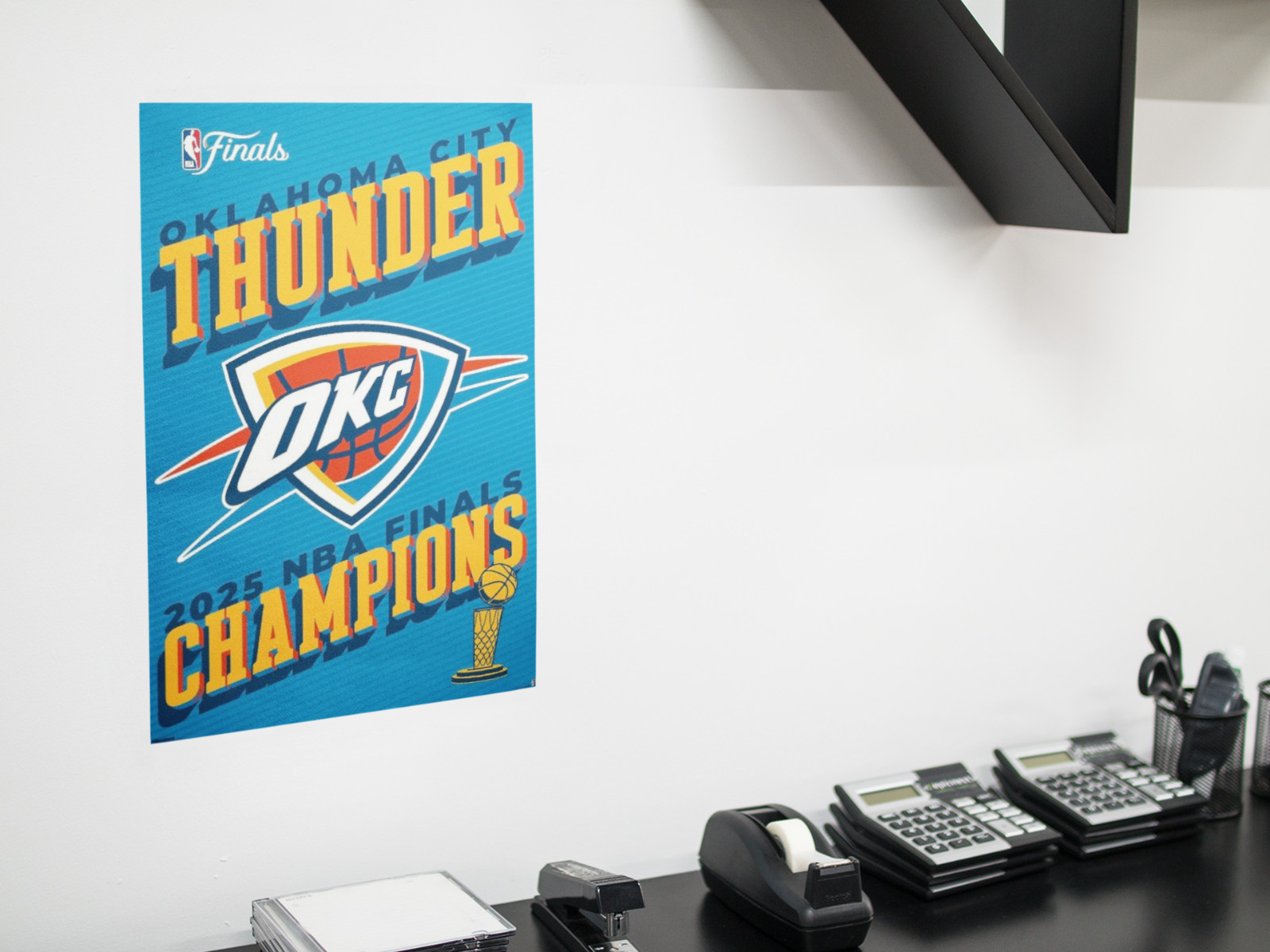 Basketball Champions Wall Vinyl Decal Graphic Poster Print Removable Adhesive