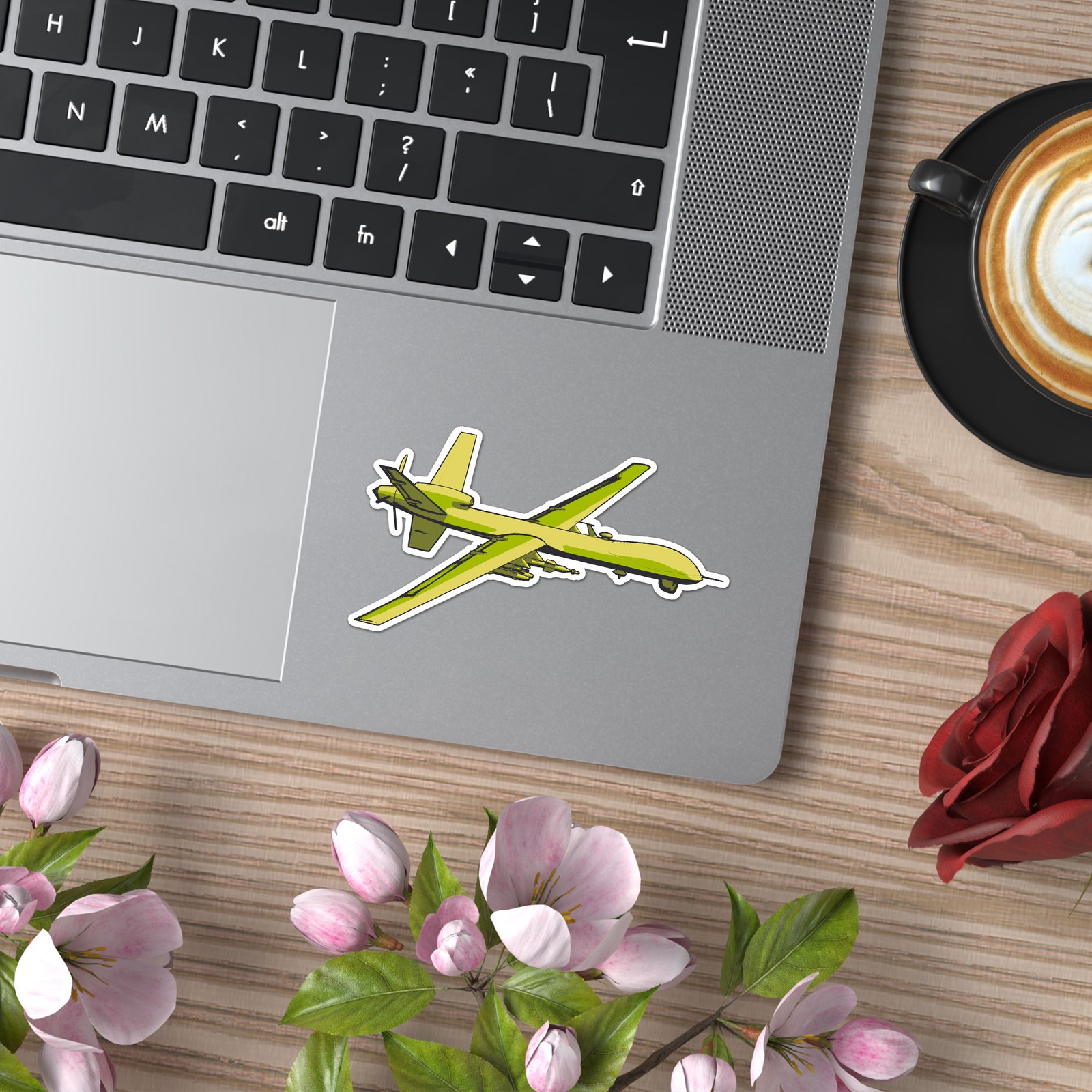 Attack Drone Missiles – Vinyl Decal Sticker – Car Window Laptop – ebn11488
