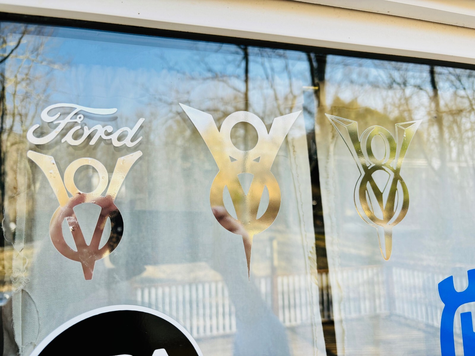 TWO Super Snake Cobra Die Cut Vinyl Decals (L/R Pair) Shelby Ford Mustang Bronco