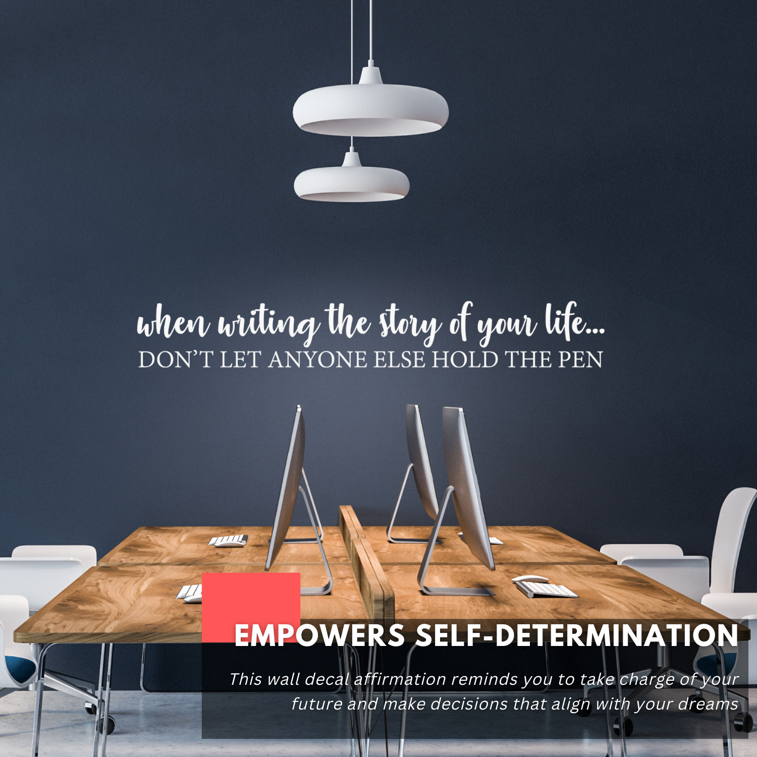 When Writing Positive Inspirational Wall Decal Sticker Quote Home Vinyl Decor