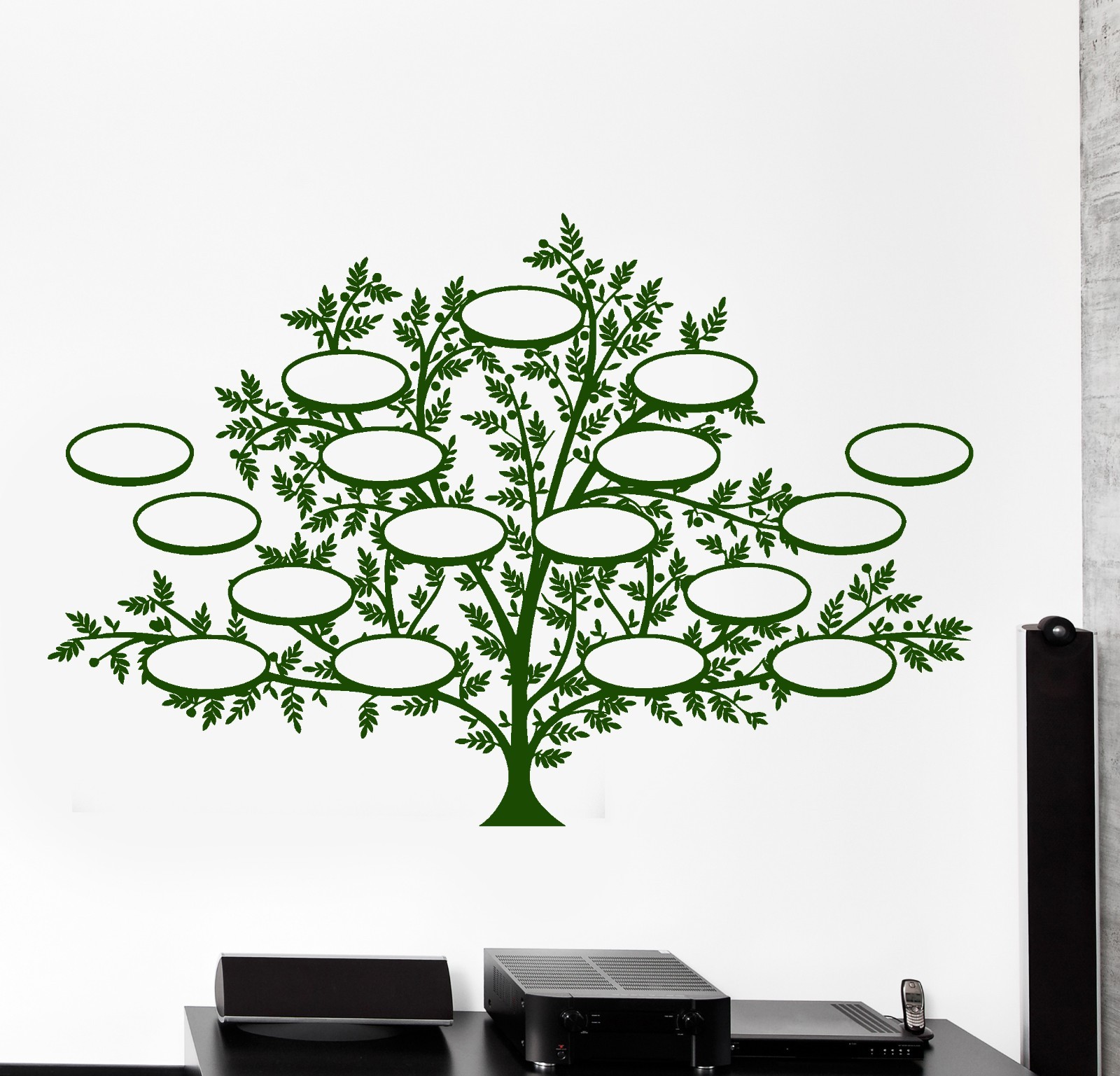 Wall Vinyl Decal Family Tree Picture Memory Cool Amazing Decor Mural z3907