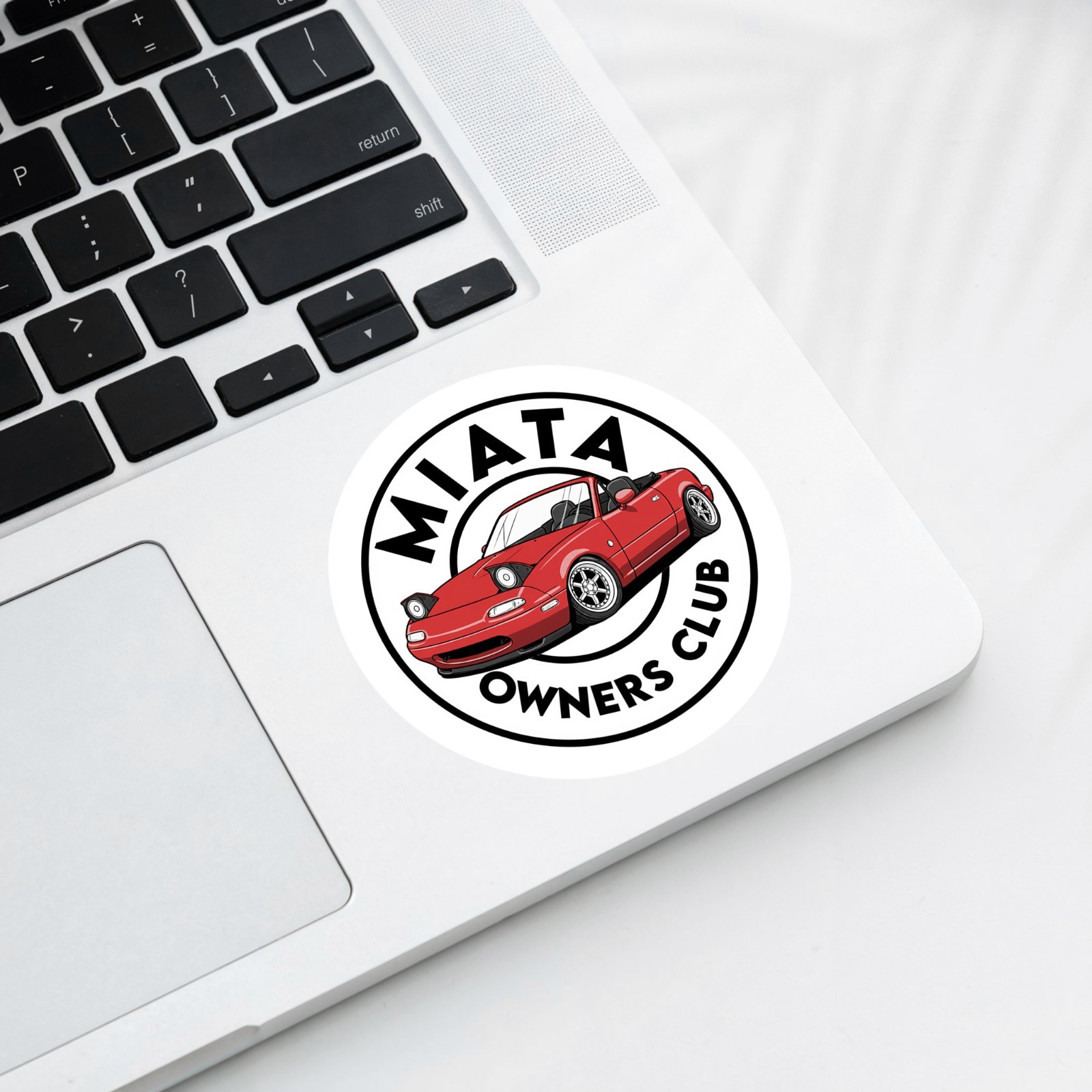 Miata Owners Club MX-5 NA Fun Car Sticker Decal Vinyl Die Cut Waterproof