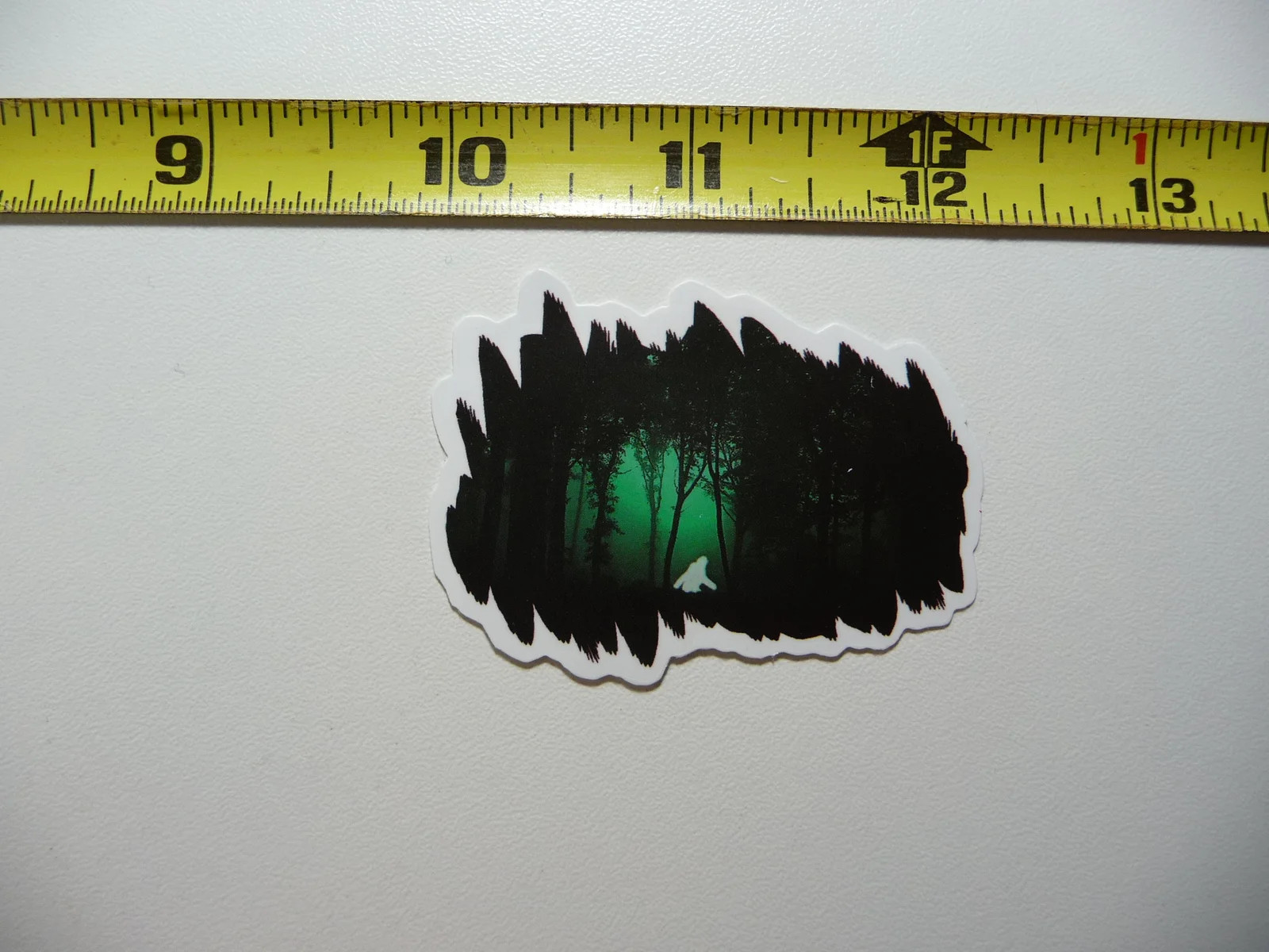 BIGFOOT SASQUATCH TREE CLEARING SMALL STICKER DECAL FUNNY ANIMAL EXIST