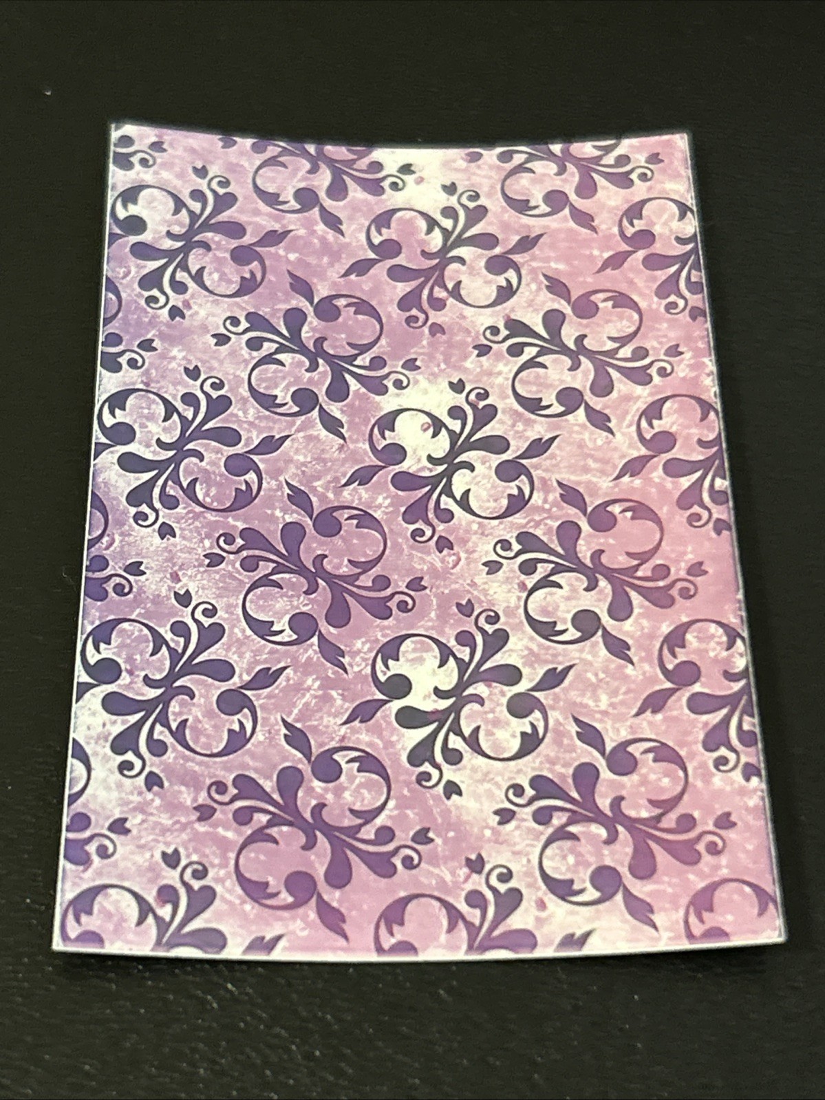 Wall Flower Pattern Bookmark And Sticker – Custom Made In The USA – Purple Mist