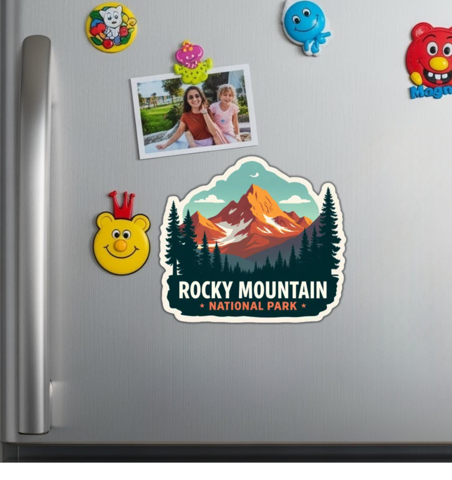 Rocky Mountain National Park Fridge Magnet or Laptop Sticker