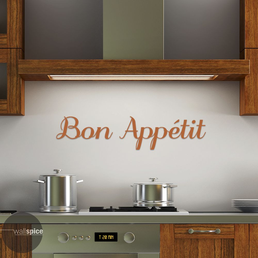 Bon Appetit Vinyl Wall Decal Sticker Kitchen