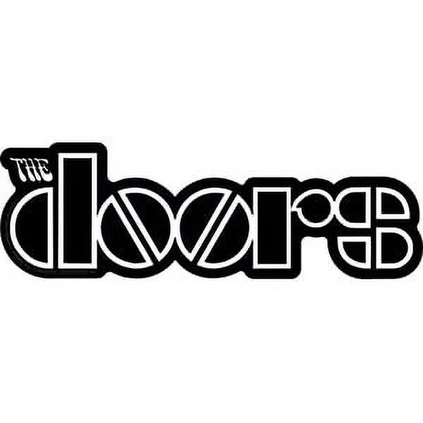 Sticker The Doors Band Logo 6×2- C&D Vinyl Decal Stickers