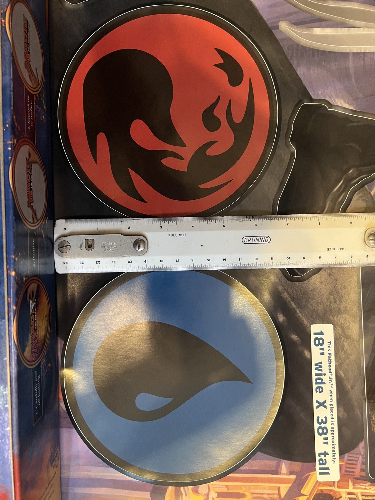 Magic The Gathering Wall Sticker Sheet- Moveable, Reusable & Wall Safe. x4 Sets