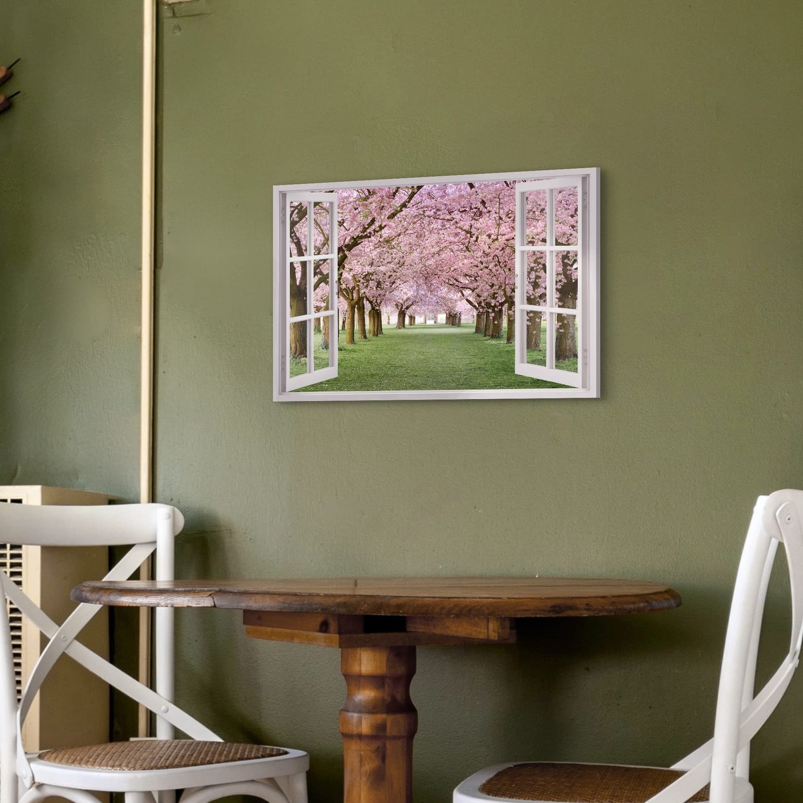 Window View Cherry Blossom Picture: Bedroom Aesthetic Flower Wall Art Nature …