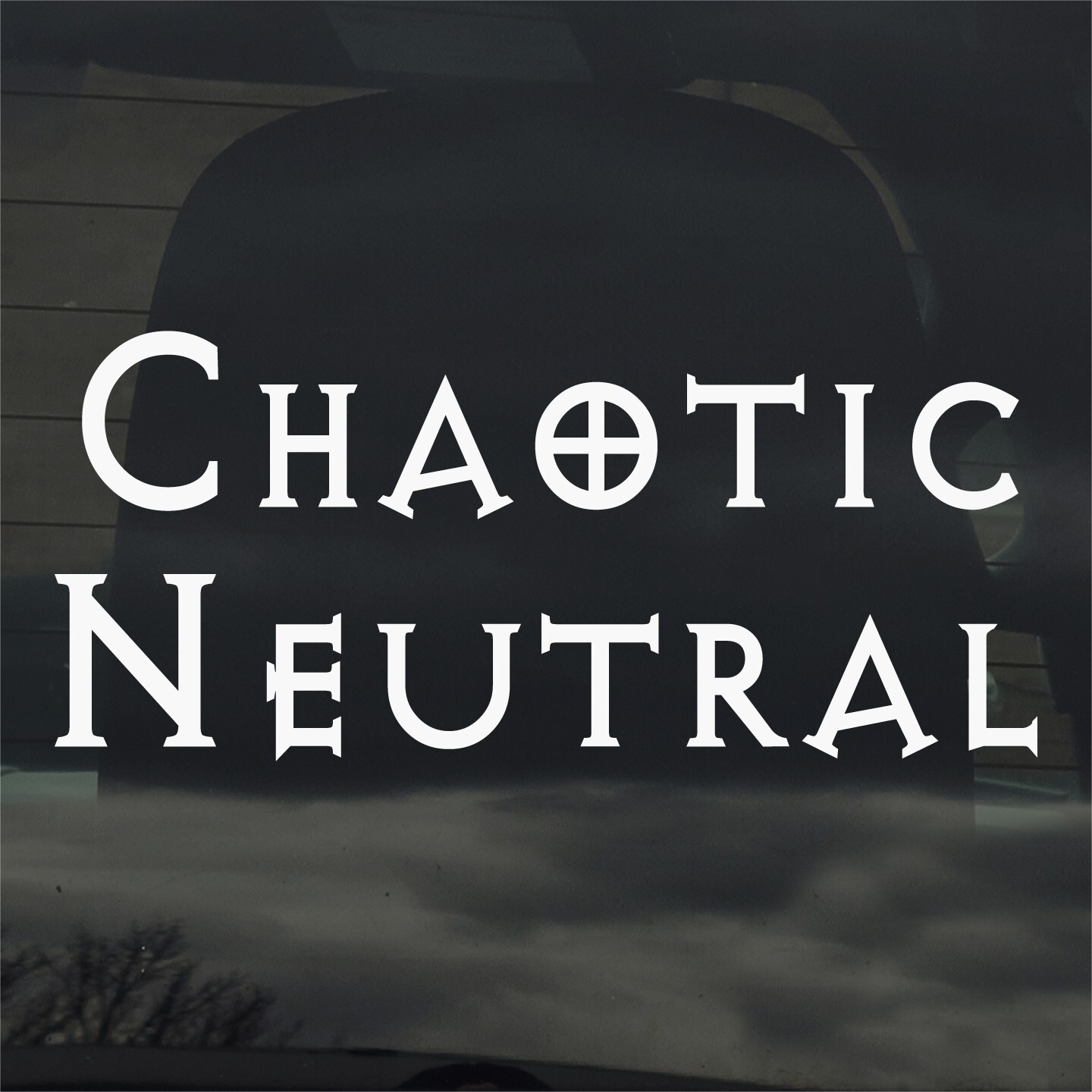 Chaotic Neutral Alignment Vinyl Sticker Decal RPG TTRPG Gaming Role Play