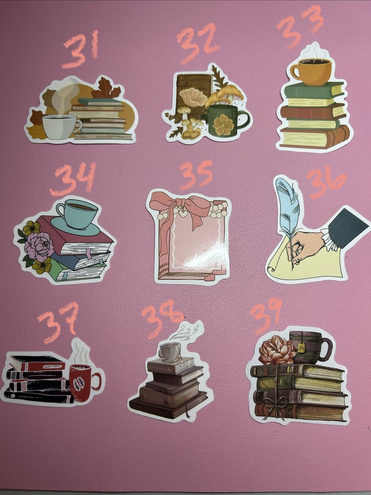 Book Stack Reading Books Stickers