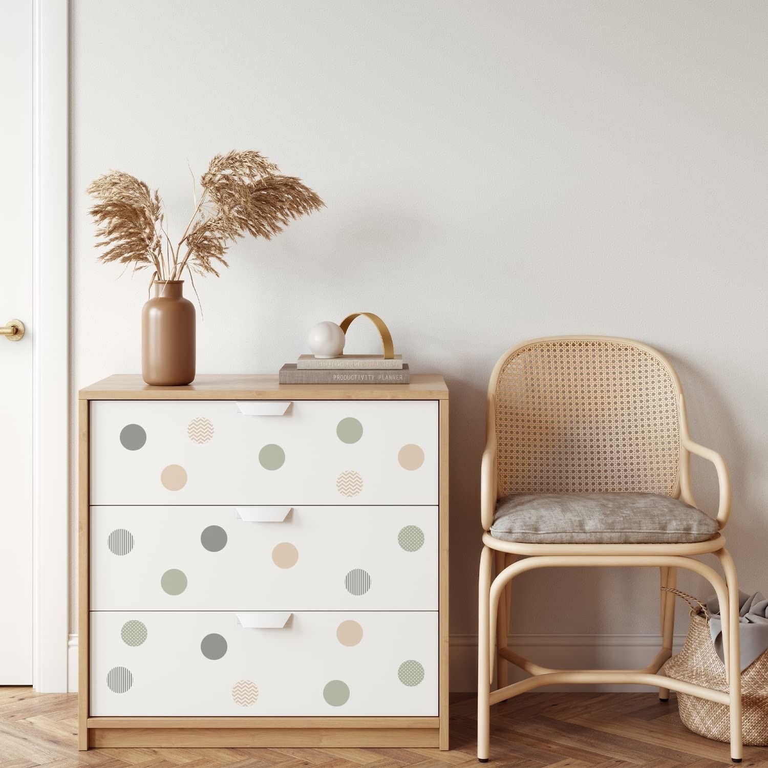 Bohemian Heart Wall Stickers – Removable Vinyl Decals