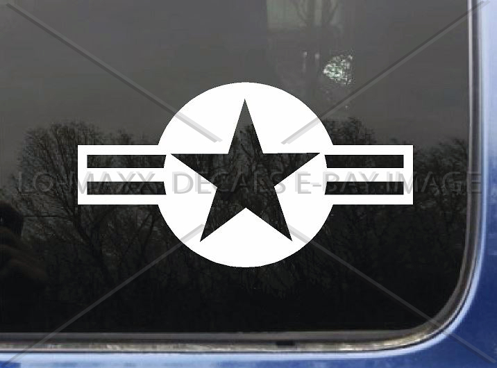 WW 2 USAF US Air Force Roundel Military Aircraft Fighter Bomber Insignia Decal