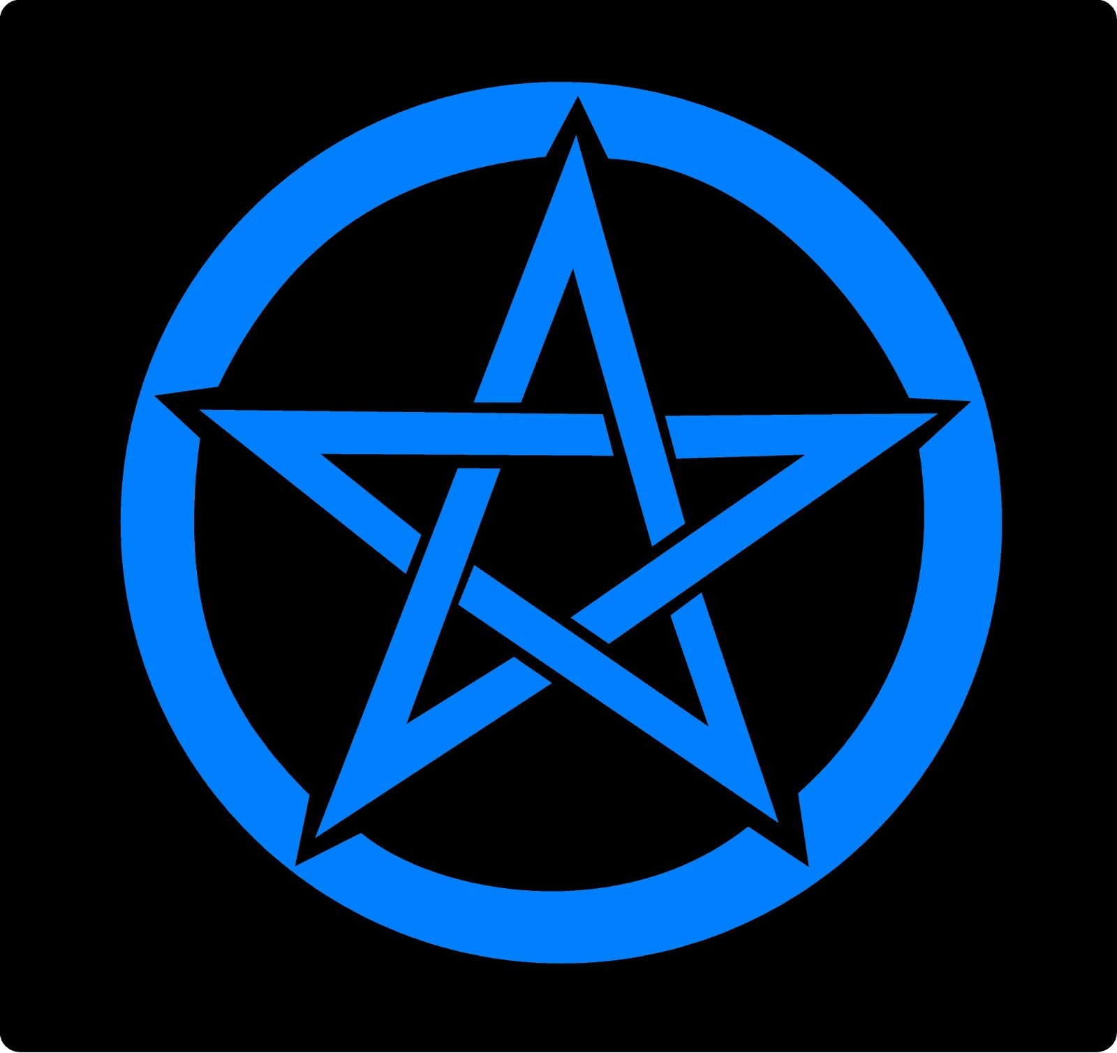 Pentacle Pentagram Decal Vinyl Wiccan Pagan Symbol Sticker