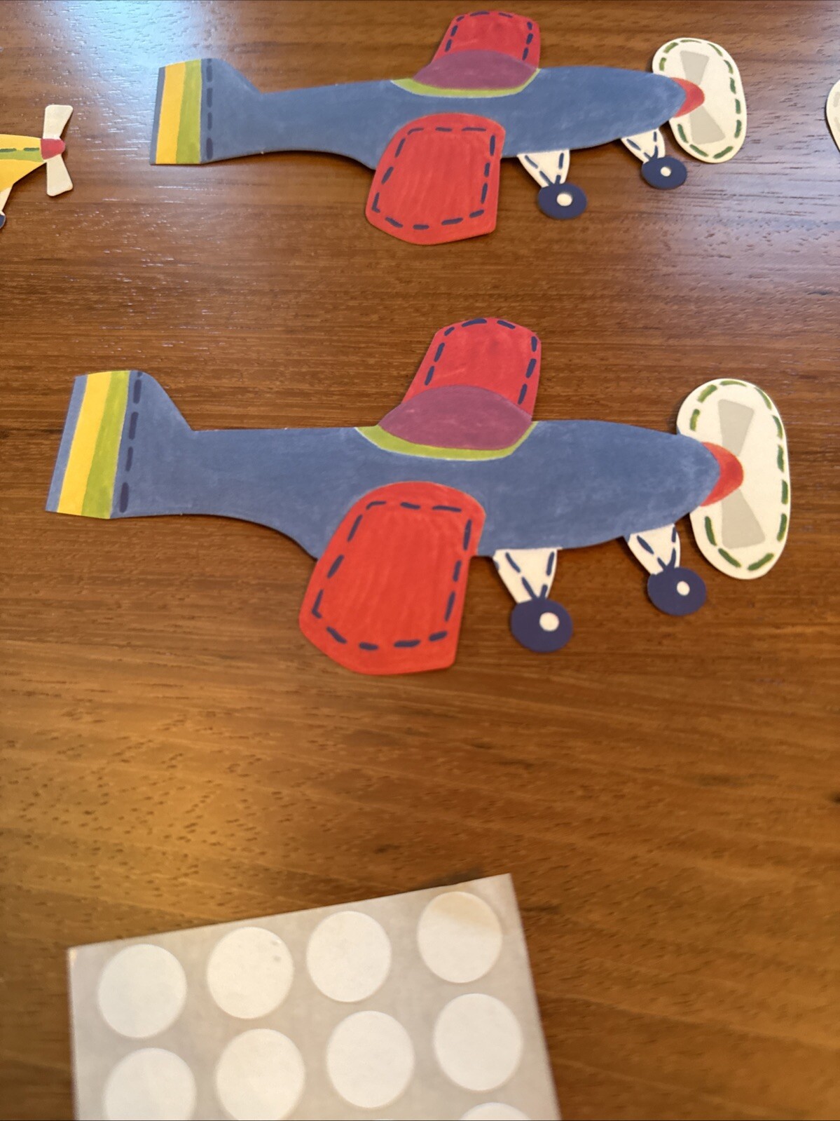 NEW 25 Pottery Barn Kids Vintage Airplane Planes Wallies Wall Cutouts Decals