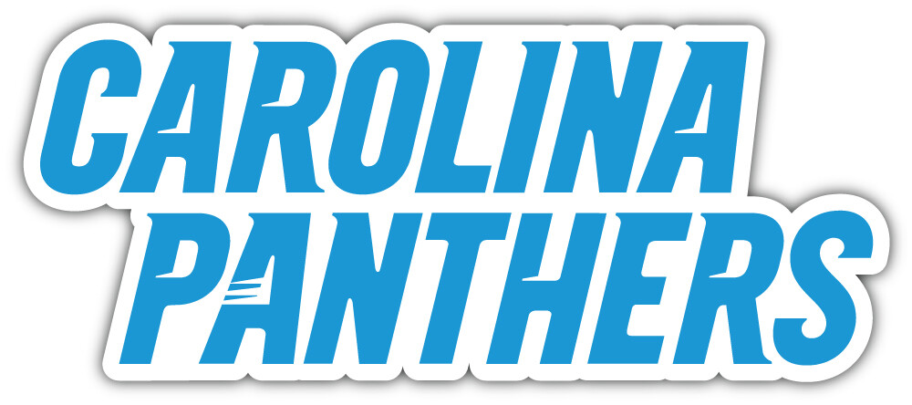 Carolina Panthers NFL Sport Car Bumper Sticker Decal "SIZES"