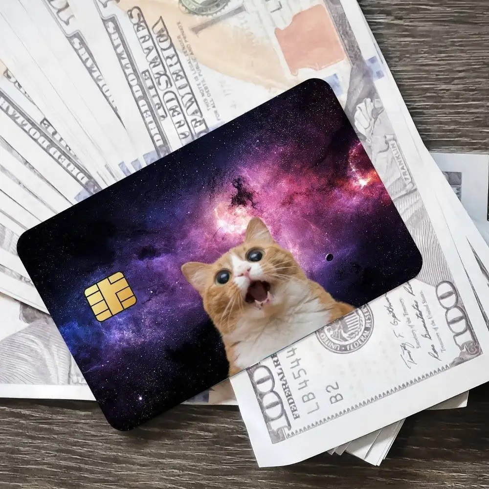 Credit card Skin Crying cat funny | meme Debit card skins | Custom Card Sticker