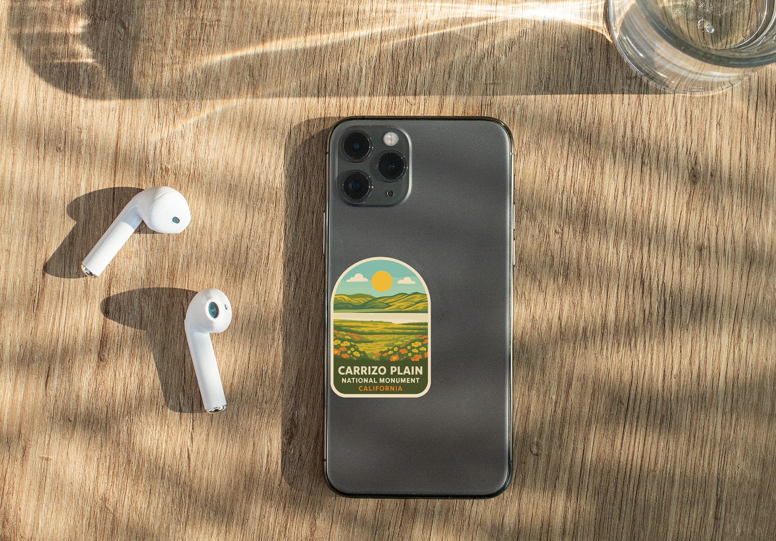 Carrizo Plain California Sticker Decal Vinyl Die-Cut US National Monuments