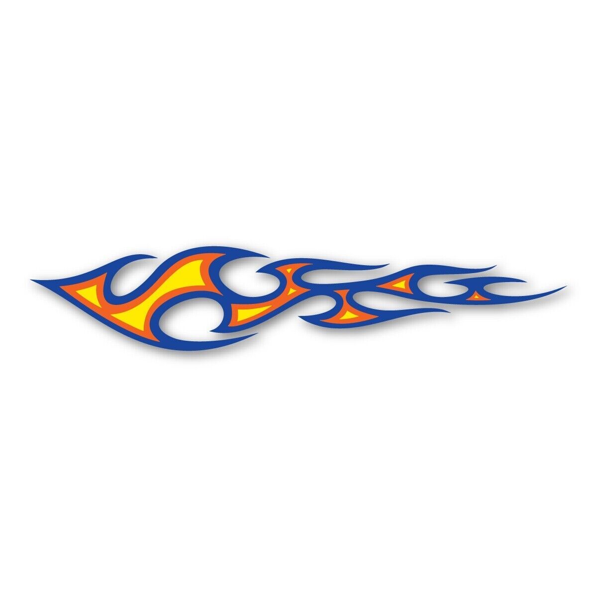 Three Color Flames Polaris Design Magnet