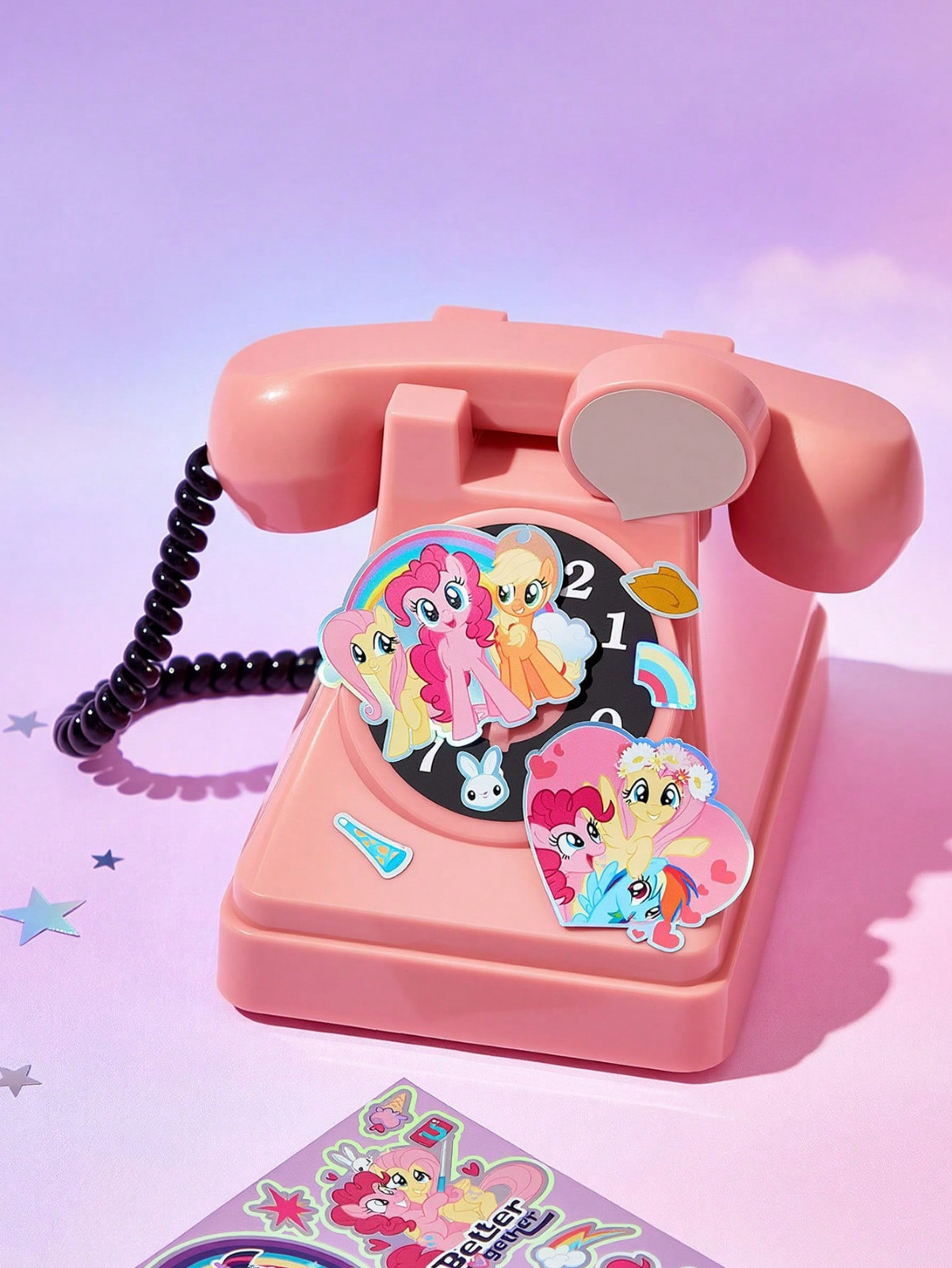 My Little Pony Kawaii Y2K Party Cute Decorations Adhesive Stickers – 2 Sheets