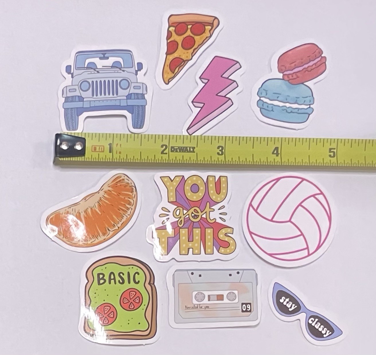 Girlie Summer Fun Style Stickers 100pc Fresh Fun Cartoon Stickers FREE SHIPPING