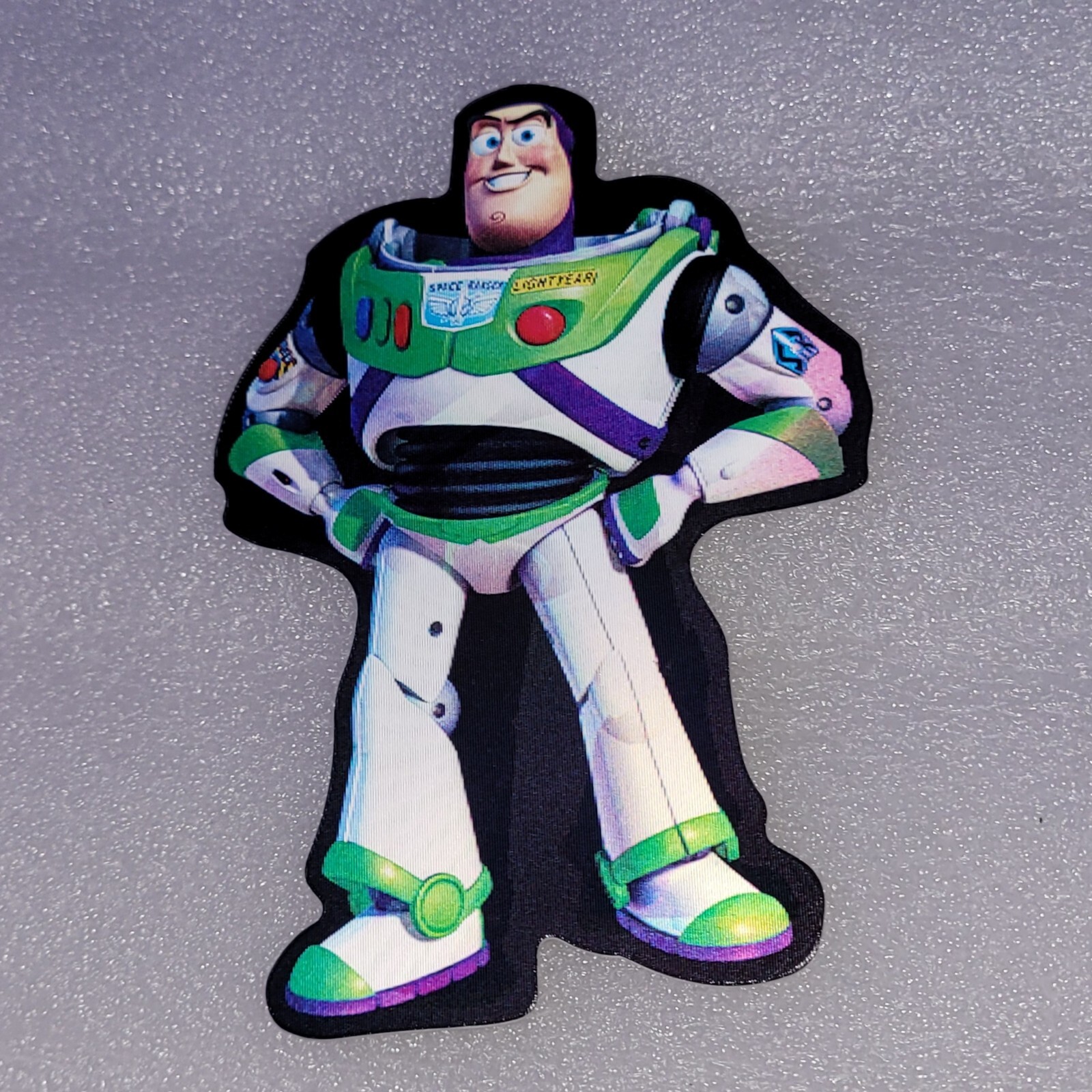 Buzz Lightyear Holographic Lenticular Decal – Waterproof Peeker Sticker