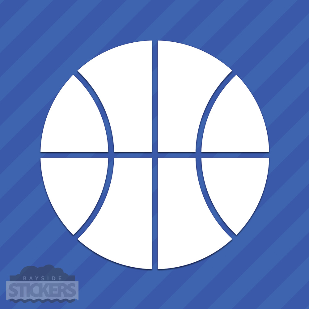 Basketball Vinyl Decal Sticker