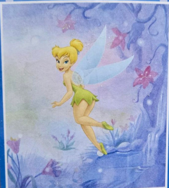 Disney Tinkerbell Self Stick Mini Mural Wall Decor Decal Peel & Stick Kid's Room