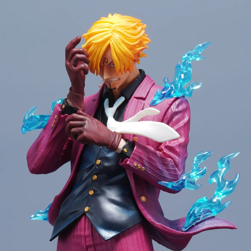 ONE PIECE Action Figure Sanji 25cm/9.84in PVC Statue Collection Model Toy Gift