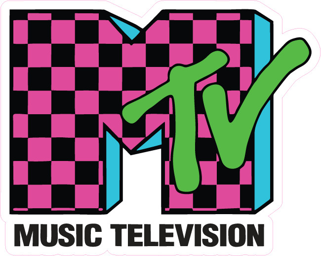 MTV Logo Vinyl Sticker – Waterproof, UV-Resistant, Custom Sizes Available