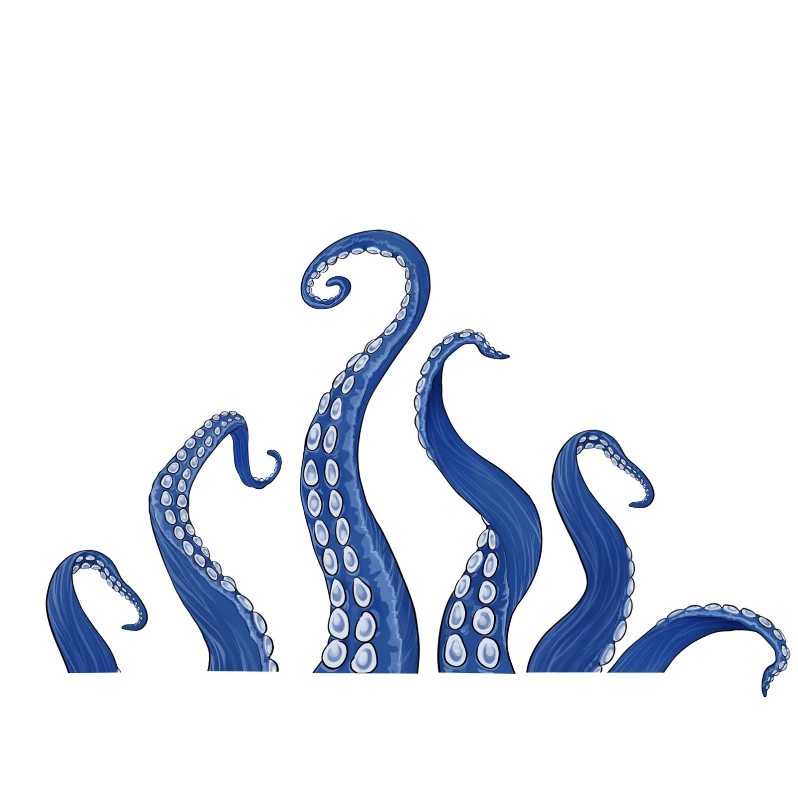 Kraken Octopus Wall Decals – Tentacle Art Stickers for Bathroom & Living Room De